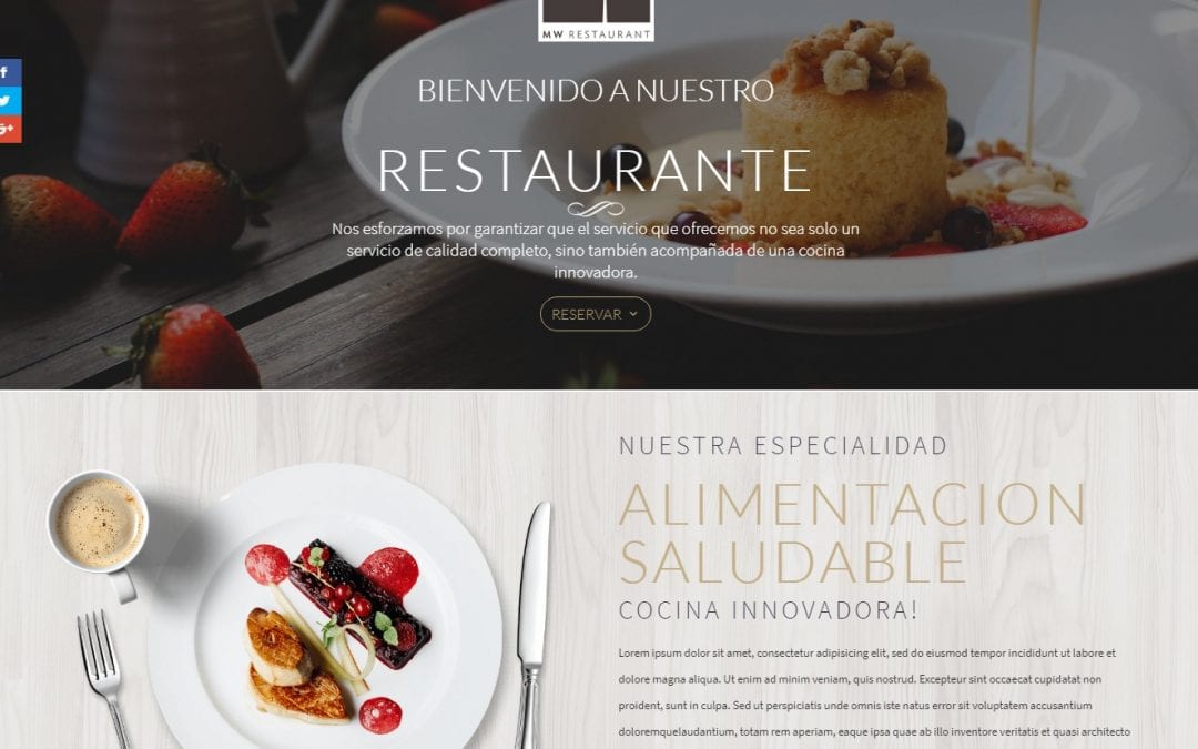 Plantilla Restaurantes