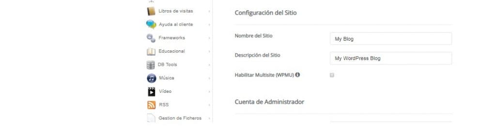 pagina web en wordpress
