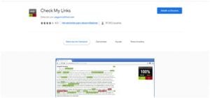 extencion chrome Check My Links