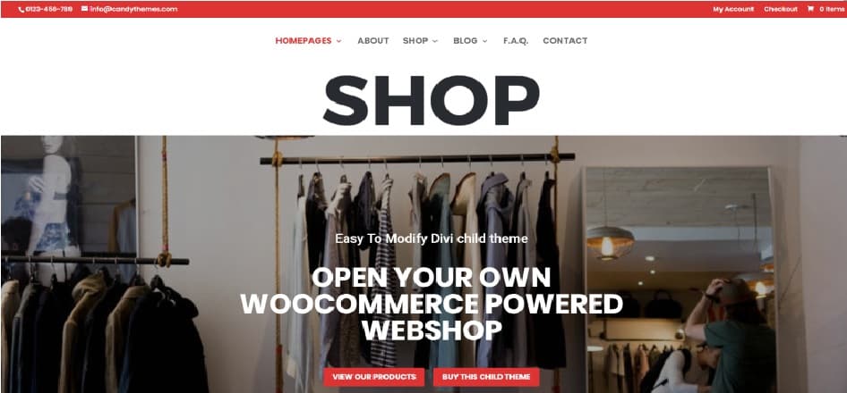 6 mejores themes para crear una tienda online con Divi