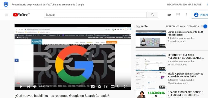 busqueda de nuevos enlaces