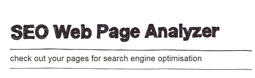 seo page analyzer