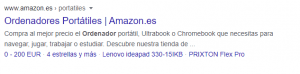 amazon meta descripción
