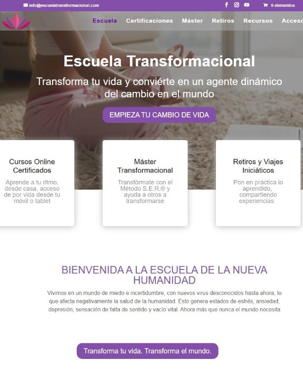 WEB ESCUELA TRANSFORMACIONAL