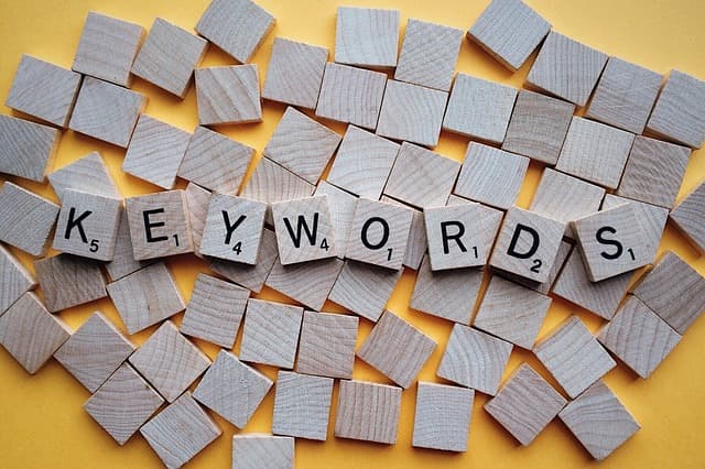 keywords-letters-2041816_640 Como escribir el mejor articulo en la web para el 2019