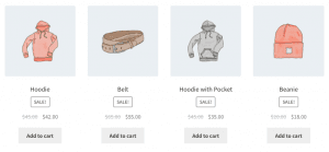 Código corto de WooCommerce Productos de venta