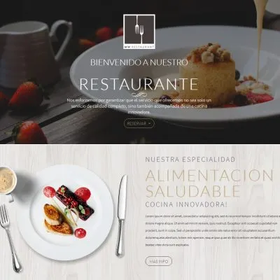 plantilla restaurantes divi