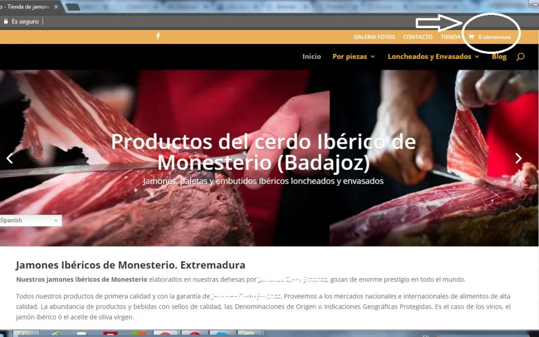 Curso WordPress Divi Quitar Icono Carrito Woocommerce