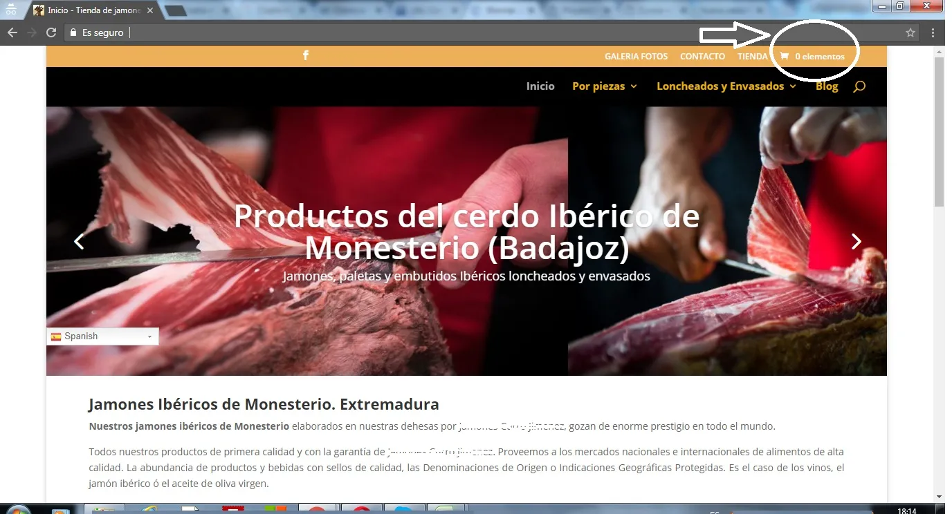 QUITAR ICONO CARRITO WOOCOMMERCE