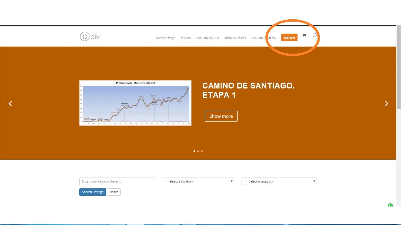 Llamada a la accion Divi