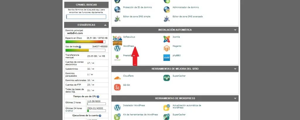 instalar wordpress