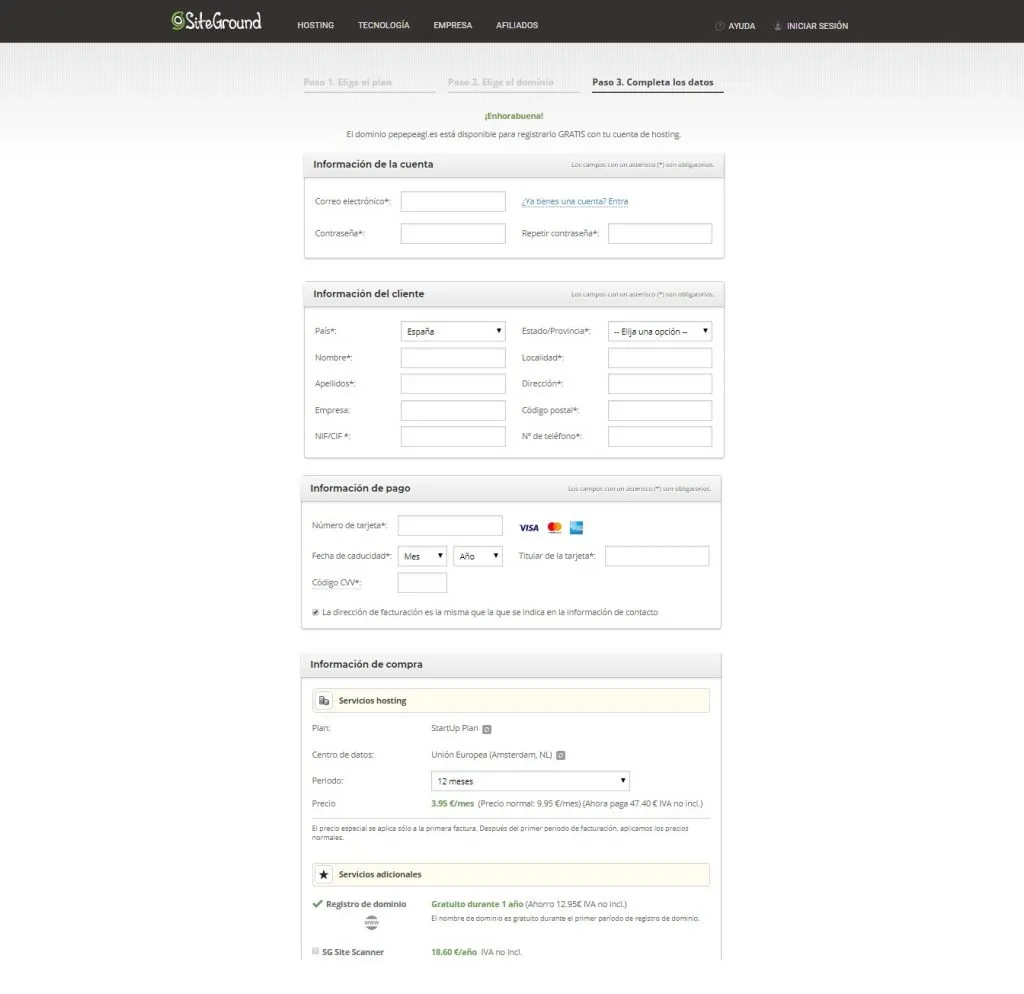 hacer una pagina web