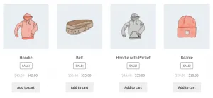 Código corto de WooCommerce Productos de venta