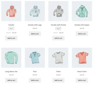Código corto de WooCommerce Productos por categoría