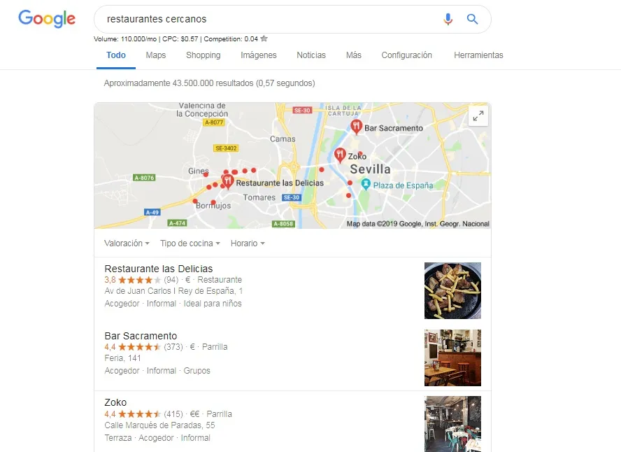 Pack local google my business