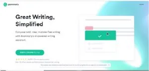 Extension Grammarly para Chrome