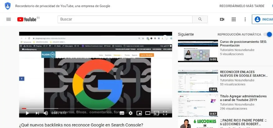 busqueda de nuevos enlaces