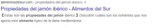 alimentos meta descripción