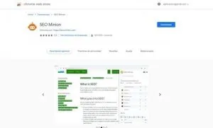 extension chrome seo minion