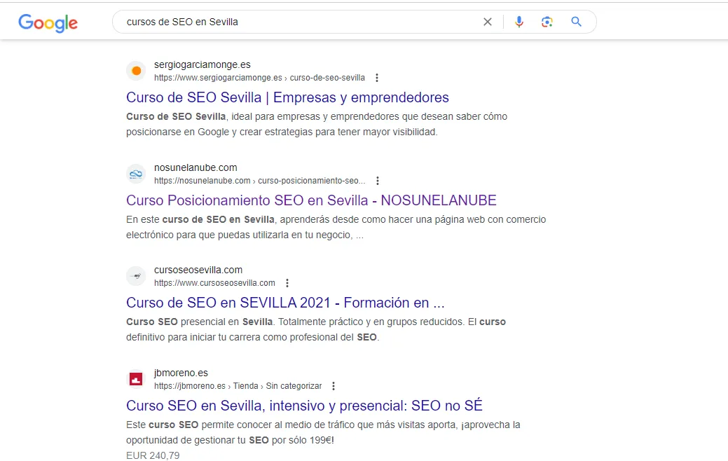 Búsqueda de palabra clave